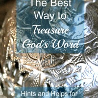 The Best Way to Treasure God’s Word
